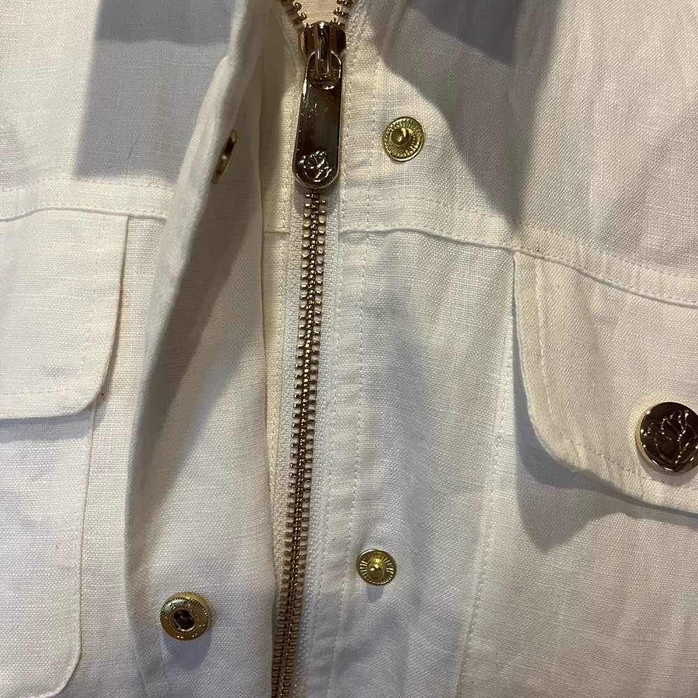 Draper James Linen Field Jacket - Picture 3 of 7